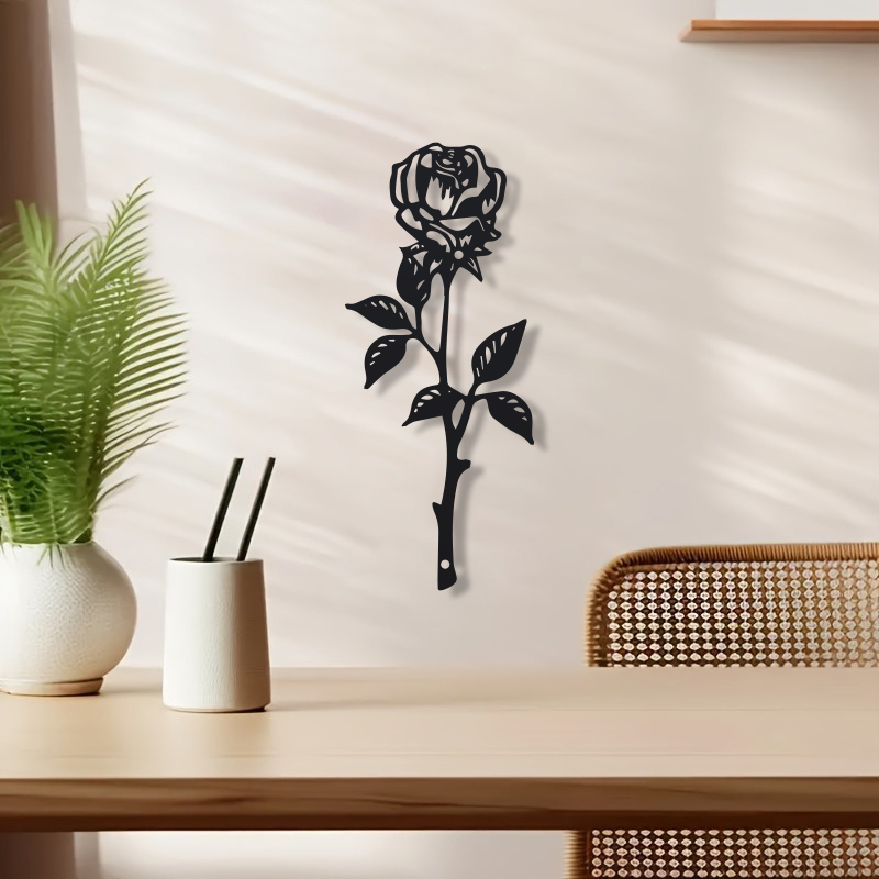 1pc Metal  Art Deco Rose Wall  - Art Craft Rose review and price