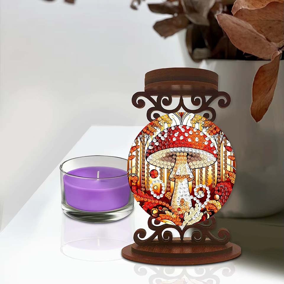 mushroom candle holder Hallowe - Art Craft Holiday review and price
