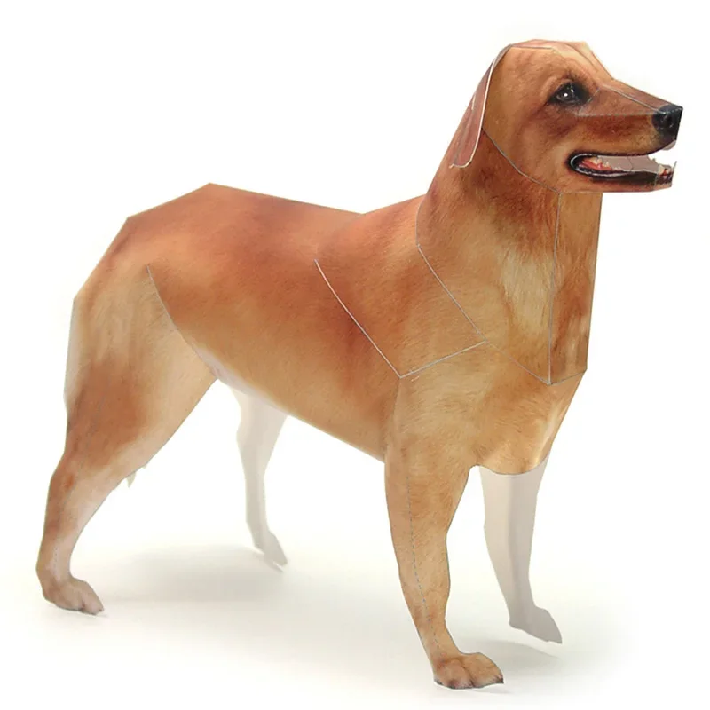 Golden Retriever Dog Paper Mod - Art Craft Center review and price