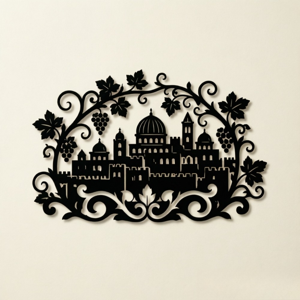 CIFBUY Iron Wall Art Jerusalem - Art & Craft Be review and price