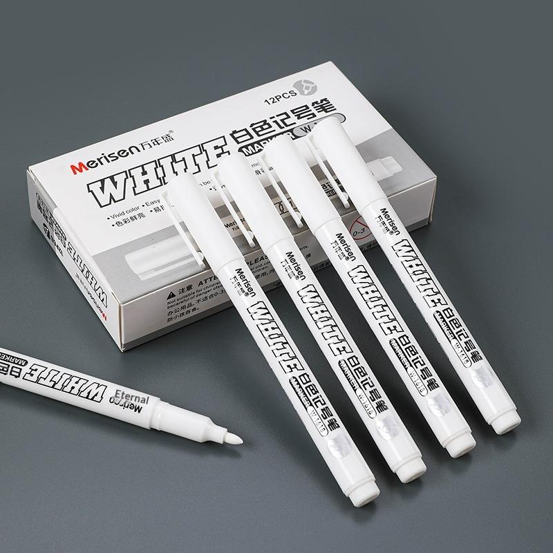 12pcs/Box Permanent White Mark - Box Art And Craft review and price