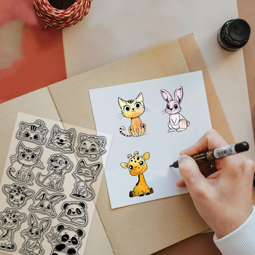 Cat Dog Rabbit Clear Stamps fo - Rubber Stamp Blank review and price