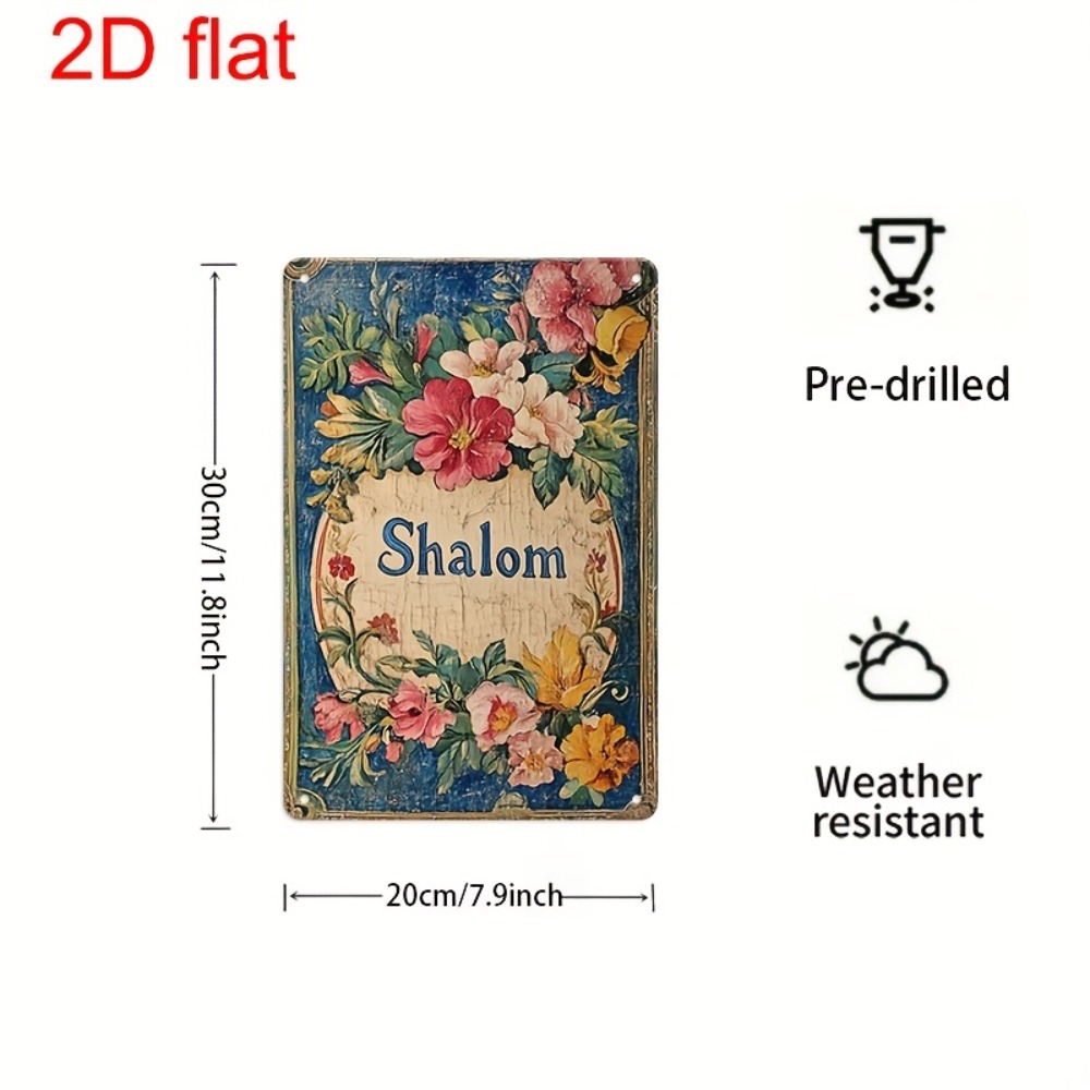 CIFBUY Vintage Floral Shalom A - Art & Craft Be review and price