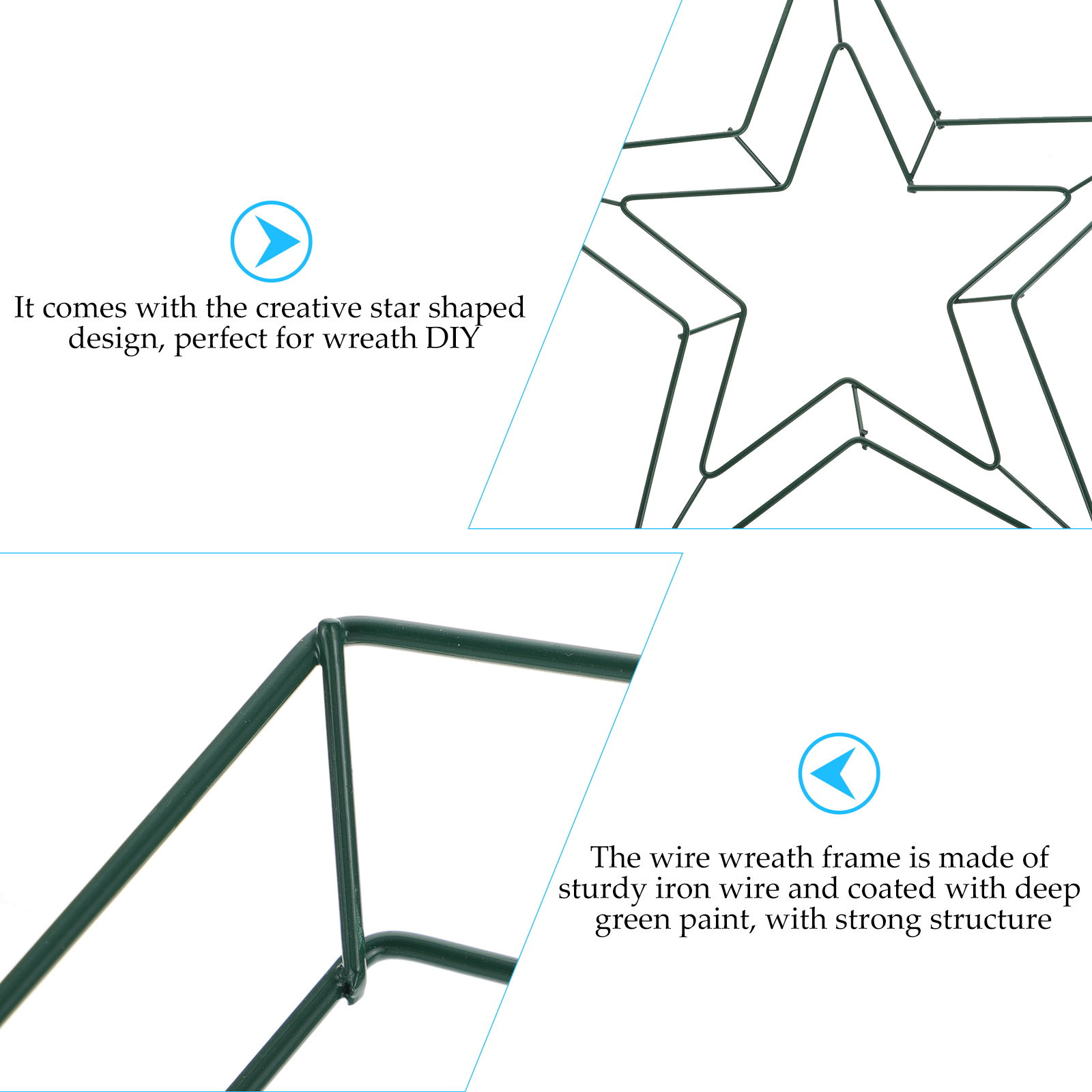 2Pcs Sturdy Iron Wreath Rings  - Art Craft Holiday review and price