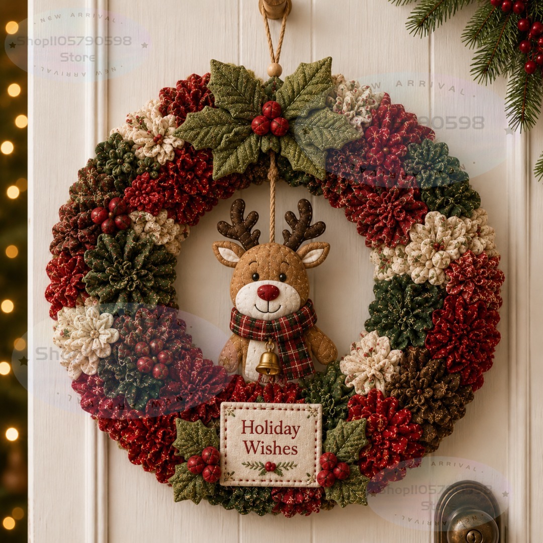 3D Fabric Poke Wreath DIY Kit, - Art Craft Holiday review and price