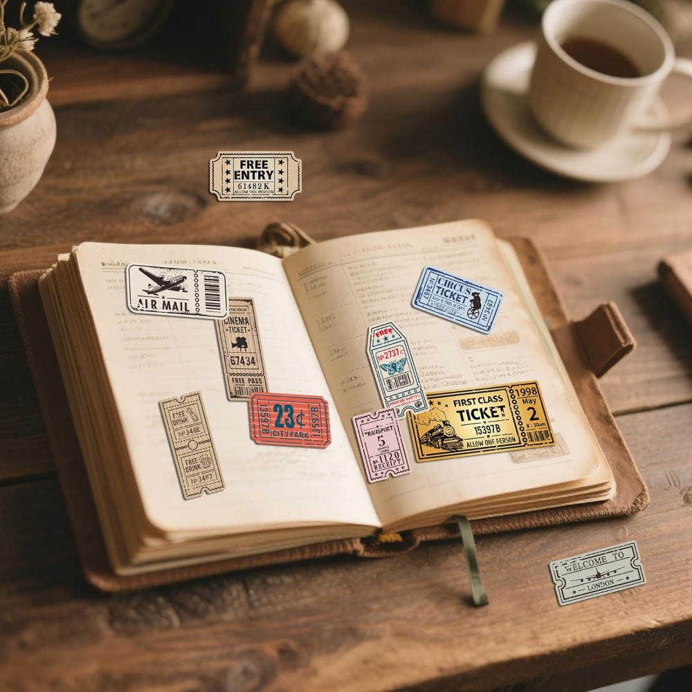 Vintage Ticket Clear Stamp for - Rubber Stamp Blank review and price