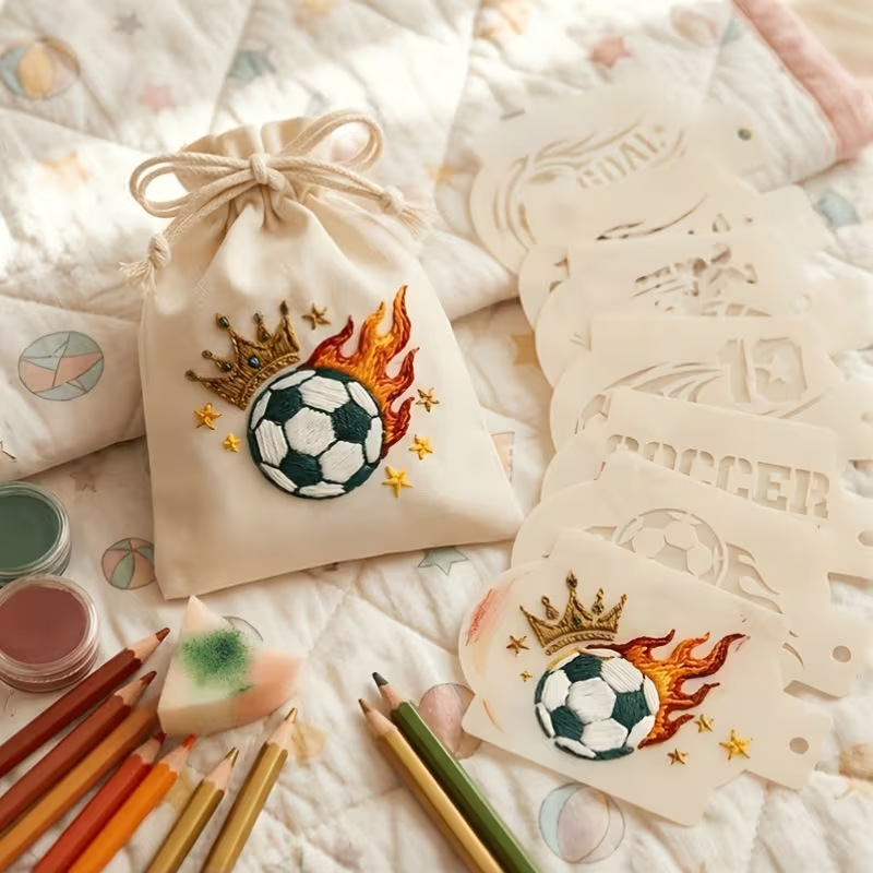 6Pc Football Stencils for Pain - Silk Screen Printing review and price