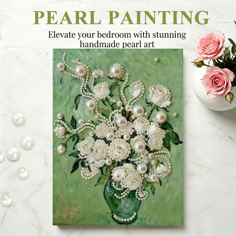 Huacan DIY Pearl Art Painting  - Art Craft Rose review and price