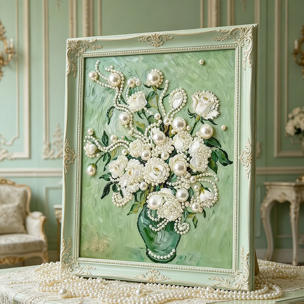 Huacan DIY Pearl Art Painting  - Art Craft Rose review and price