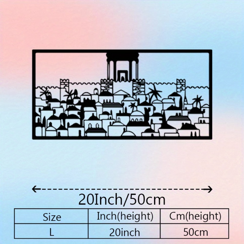 CIFBUY Metal Wall Art Jerusale - Art & Craft Be review and price